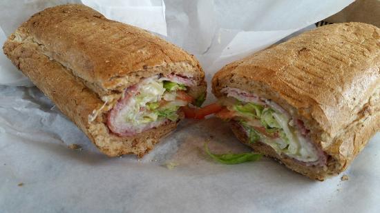 Potbelly: Mediterranean Sandwich Skinny fast food after workout