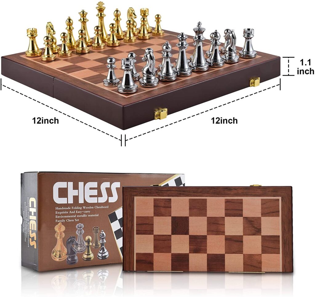 Agirlgle Metal Chess Set