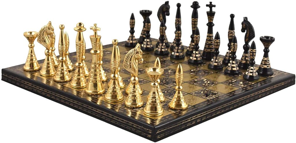 soviet inspired foldable chess set