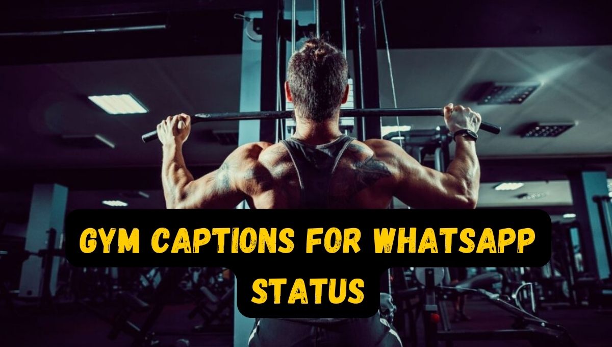 gym captions for whatsapp